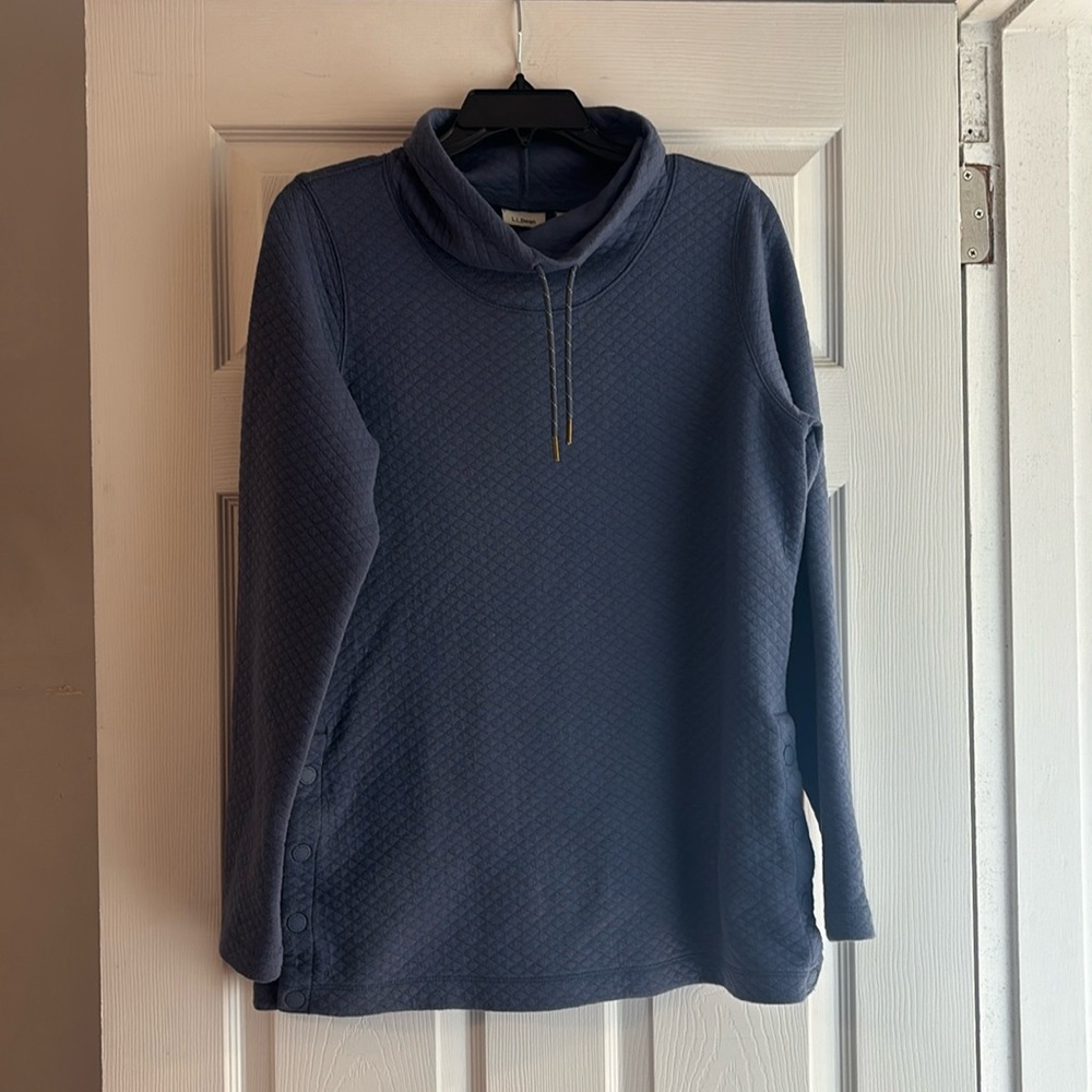 Women's SoftLight Quilted Top, Funnelneck Pullover L.L. Bean